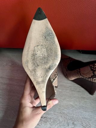 Zapatos de pitón Farrutx Talla 38