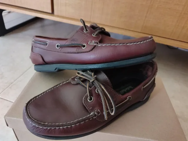 Náuticos Timberland Marrones seminuevos de piel