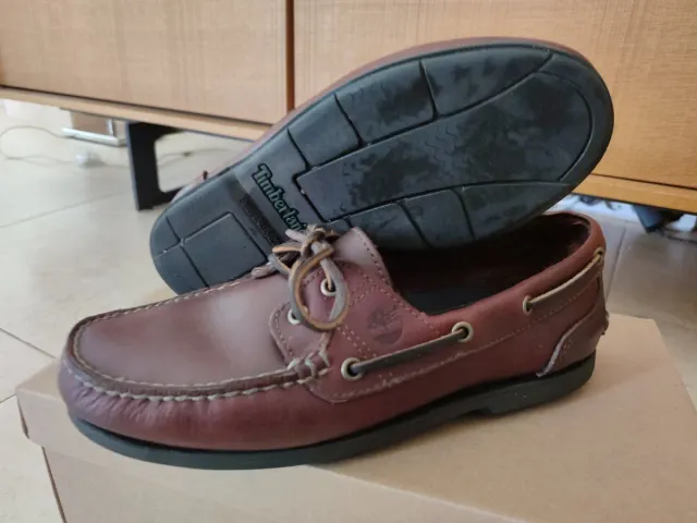 Náuticos Timberland Marrones seminuevos de piel