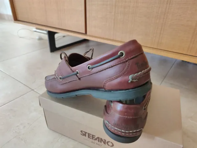 Náuticos Timberland Marrones seminuevos de piel