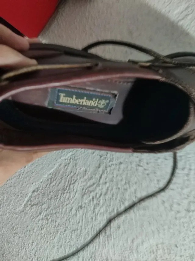 Náuticos Timberland Marrones seminuevos de piel