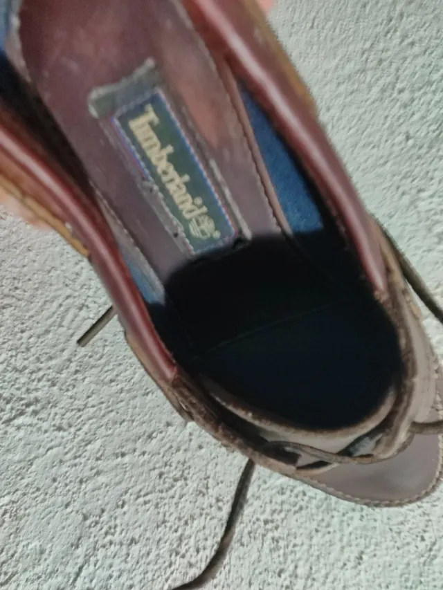 Náuticos Timberland Marrones seminuevos de piel