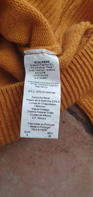 Jersey Scalpers Mostaza Talla S