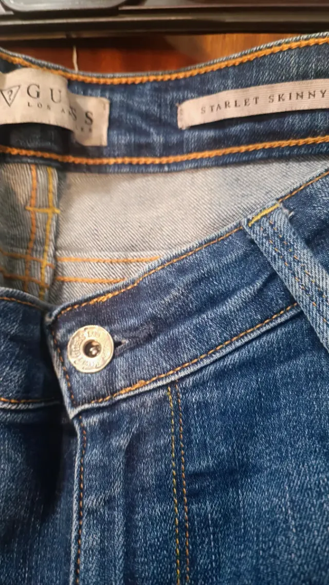 Jeans Guess vita bassa blu