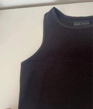 Top Negro Lefties Talla M
