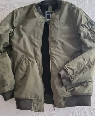 Cazadora chico verde militar