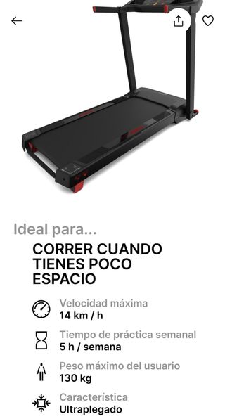 Tapis roulant pieghevole Decathlon