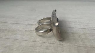 Anillo Doble Dedo Uno de 50 Ajustable