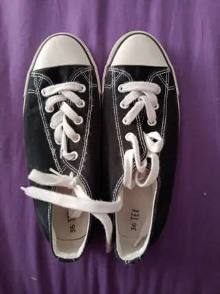Zapatillas negras talla 36