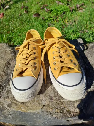 Converse Chuck Taylor Plataforma Ante Mostaza T-38