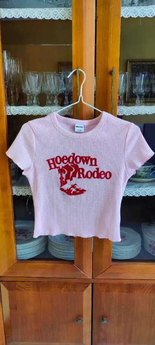 Camiseta rosa Hoedown Rodeo