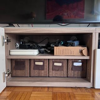 Mueble Salón TV IKEA BESTA Cristal