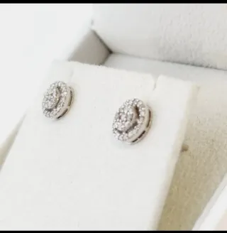 Pendientes Oro y Diamantes Naturales