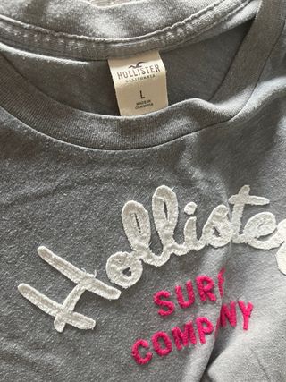 Camiseta Hollister Surf Company Gris