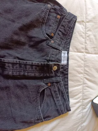 Zara Jeans Negros Talla 38