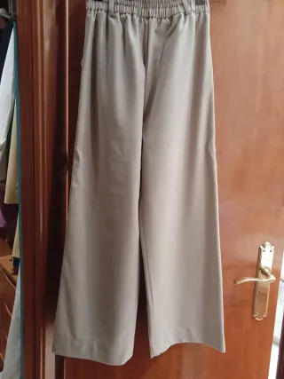 Pantalón Zara Girls Beige Nuevo