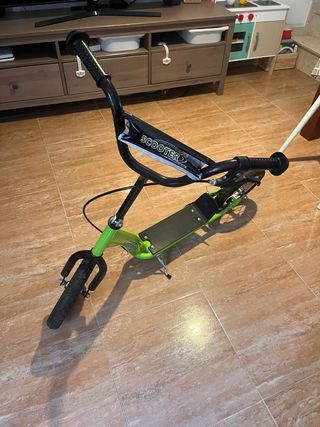 Patinete Scooter Ruedas Grandes Verde