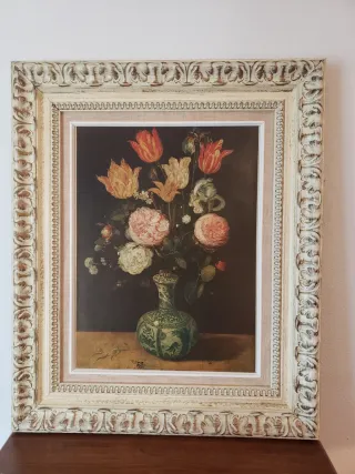 Cuadro de flores vintage