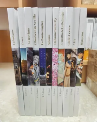 Libros y cds de ópera - Verdi, Mozart...