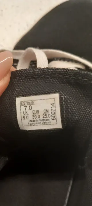 Zapatillas Vans Negras Talla 39