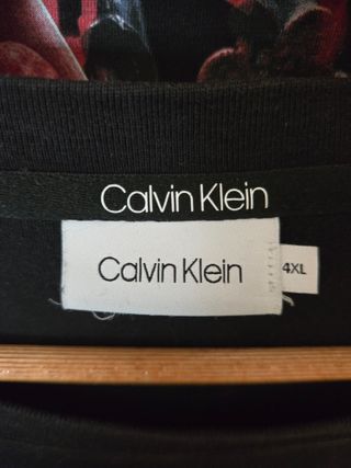 Camiseta Calvin Klein Negra Talla 4XL