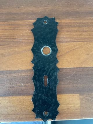 Juego 5 pares manillas forja diseño