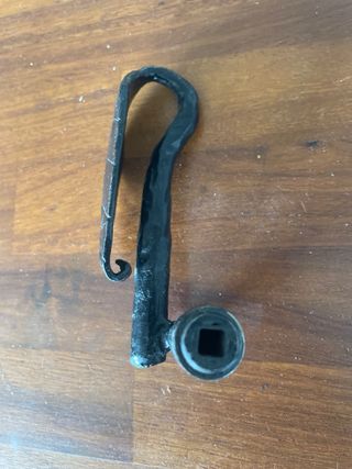 Juego 5 pares manillas forja diseño