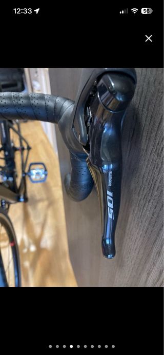 Bicicleta Carretera Van Rysel Negra Mate