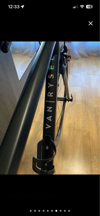 Bicicleta Carretera Van Rysel Negra Mate