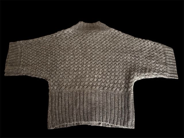 Rebeca/Suéter Gris Elegante