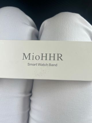 Correa Smartwatch Acero Negra Compatible Apple