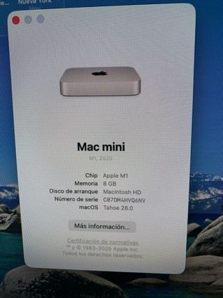 Mac Mini M1 256GB SSD 8GB RAM + Magic Mouse