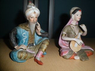 2 Figuras Decorativas Cerámica