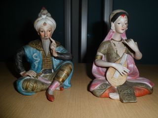 2 Figuras Decorativas Cerámica