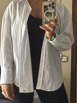 Camisa blanca Zara, S,M y L