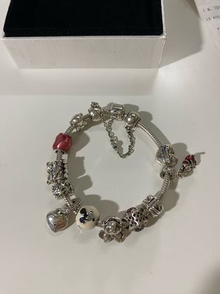 Pulsera Pandora Plata con Charms de disney