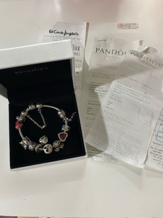 Pulsera Pandora Plata con Charms de disney