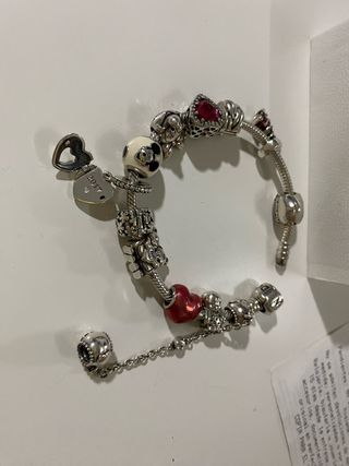 Pulsera Pandora Plata con Charms de disney