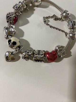 Pulsera Pandora Plata con Charms de disney