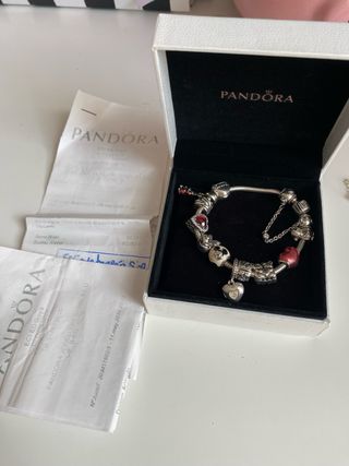 Pulsera Pandora Plata con Charms de disney