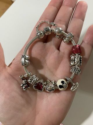 Pulsera Pandora Plata con Charms de disney