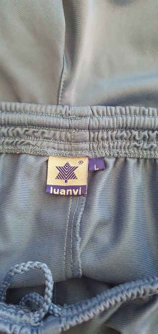 Chándal Luanvi chico basket azul/amarillo talla L