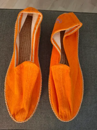 Alpargatas El Ganso Talla 44 Naranja