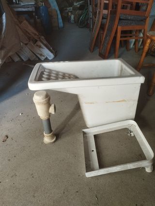 Fregadero de porcelana.