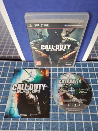 PS3 CALL OF DUTY BLACK OPS ORIGINAL COMPLETO