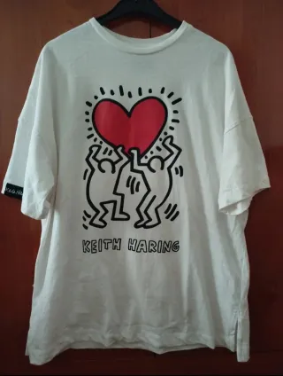 Camiseta Keith Haring Corazón
