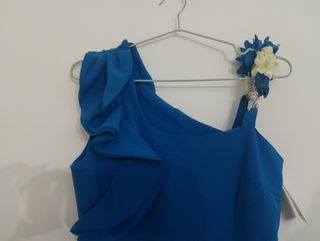 Vestido azul de fiesta