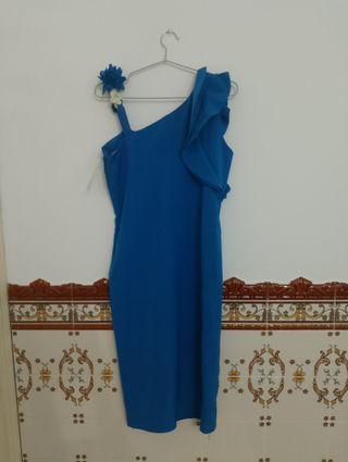 Vestido azul de fiesta