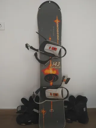 Tabla y botas snowboard Rossignol 143