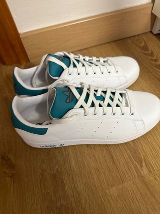 Zapatillas Adidas Stan Smith Blancas y Verdes